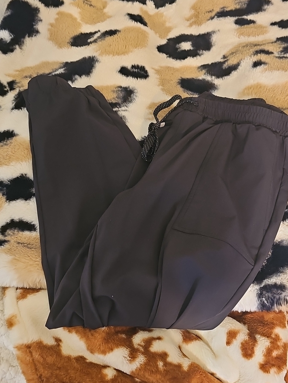 Fabletics Black Scrub Pants Size M